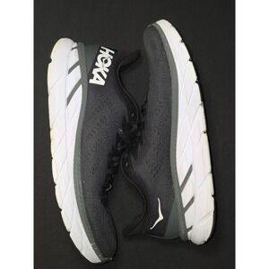 Hoka One One Clifton 7 Men's Running Shoes Black White Size 10 .5